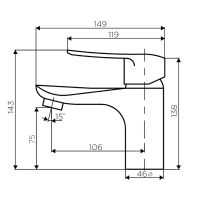 Товар: Смеситель для раковины Dorff Ultra Хром арт-D5002100 - фото 6 Смеситель для раковины Dorff Ultra Хром арт-D5002100 — фото 6, Смесители для раковины