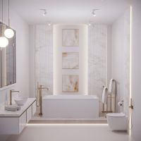 Акриловая ванна Corpa Nera Francesca 170x75 без гидромассажа арт-CN05017WH — фото 8, Акриловые ванны