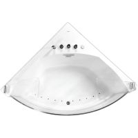 Акриловая ванна Gemy 150х150 с аэромассажем арт-G9080 — фото 1, Акриловые ванны