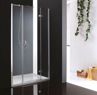Душевая дверь CEZARES арт-BERGAMO-W-B-13-40+60/30-C-Cr-R — фото 1, Распашные душевые двери