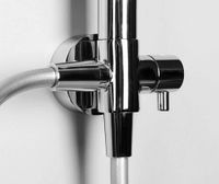 Товар: Душевой комплект 129/62х87см, 3-функц. лейкой, шлангом ПВХ, насадка круглая латунь d30см, Wass арт-A026 - фото 5 Душевой комплект 129/62х87см, 3-функц. лейкой, шлангом ПВХ, насадка круглая латунь d30см, Wass арт-A026 — фото 5, Душевые стойки