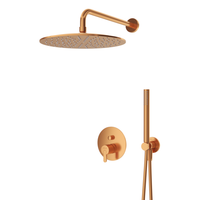 Встраиваемый душевой комплект CEZARES арт-LEAF-DSIP-30-SS — фото 1, Встраиваемые душевые комплекты