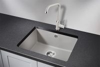 Granula-, кухонная мойка, кварц арт-5551, БАЗАЛЬТ — фото 2, Кухонные мойки