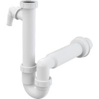 Сифон для кухонной мойки Alcaplast Белый арт-A81-DN50 — фото 1, Сифоны для кухонной мойки