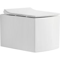 Унитаз CeramaLux подвесной с сиденьем Микролифт арт-2022 — фото 1, Подвесные унитазы