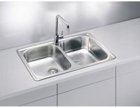 Мойка для кухни LINE 90 NAT-60 790X500 в компл. с сифоном 1011642 арт-1065687.0 — фото 2, Кухонные мойки