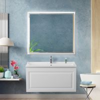 Товар: Зеркало CEZARES арт-CZR-SPC-INT-1000-900-LED-TCH-WARM-BL - фото 2 Зеркало CEZARES арт-CZR-SPC-INT-1000-900-LED-TCH-WARM-BL — фото 2, Зеркала в ванную комнату