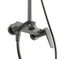 Душевая стойка со смесителем и изливом CEZARES арт-LINER-CVD-GM — фото 7, Душевые стойки