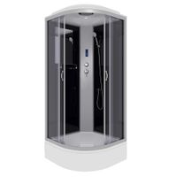 Душевая кабина Niagara Classic NG-3502-14P (100х100х215) средний поддон(26см),стекло тонированное,4  арт-35021434P — фото 1, Душевые кабины