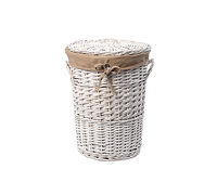 Aller Плетеная корзина для белья с крышкой арт-WB-106-S — фото 1, Корзины для белья