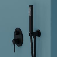 Душевая система Sancos Select Черная матовая арт-SC3003MB — фото 3, Встраиваемые душевые комплекты