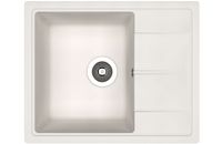 Dr.Gans Мойка "Ника" 580, белый СМс арт-25.070.B0580.401 — фото 1, Кухонные мойки