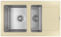 Florentina Мойка "Комби" 860 К, шампань FS арт-21.410.D0860.202 — фото 1, Кухонные мойки