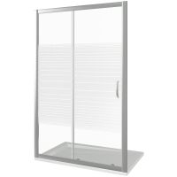Душевая дверь в нишу Good Door Infinity WTW-130-C-CH 130 профиль Хром стекло прозрачное арт-ИН00028 — фото 7, Раздвижные душевые двери