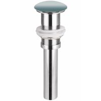 Донный клапан для раковины Ceramicanova click-clack Зеленый матовый арт-CN2000MLG — фото 1, Донные клапаны