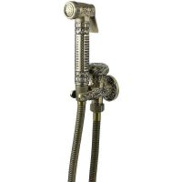 Гигиенический душ с запорным вентилем Bronze de Luxe Royal Бронза арт-10235 — фото 2, Гигиенические души