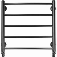 Водяной полотенцесушитель Domoterm Калипсо П5 500x500 Черный матовый арт-КалипсоП5500x500ЧРН — фото 1, Водяные полотенцесушители