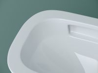 Унитаз Ceramicanova Union подвесной Белый с сиденьем Микролифт арт-CN4009T — фото 5, Подвесные унитазы