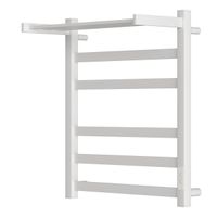 Полотенцесушитель электрический Point Меркурий П5 500x600 с полкой, диммер справа, белый арт-PN83856PW — фото 3, Электрические полотенцесушители