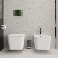 Унитаз Aqueduto Macio подвесной Белый матовый с сиденьем Микролифт арт-MAC0120 — фото 9, Подвесные унитазы