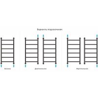 Водяной полотенцесушитель Сунержа Галант+ 800х400 Черный матовый арт-31-0200-8040 — фото 3, Водяные полотенцесушители