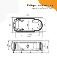 Товар: Акриловая ванна Radomir Fra Grande Анабель 170x85 Золото без гидромассажа арт-4-01-3-0-1-417 - фото 5 Акриловая ванна Radomir Fra Grande Анабель 170x85 Золото без гидромассажа арт-4-01-3-0-1-417 — фото 5, Акриловые ванны
