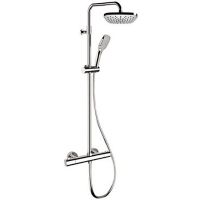 Душевая система Remer Elegance с термостатом Хром арт-EQ32A8CPAD20 — фото 1, Душевые стойки