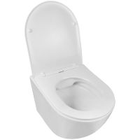 Унитаз Azario Grado подвесной Белый с сиденьем Микролифт арт-AZ-0046 SP — фото 9, Подвесные унитазы