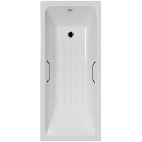 Чугунная ванна Delice Level 170x75 с отверстиями под ручки с антискользящим покрытием арт-DLR230602R-AS — фото 1, Чугунные ванны