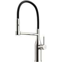 Смеситель для кухни Sancos Pride Нержавеющая сталь Черный арт-SC4011BNG — фото 1, Смесители для кухни