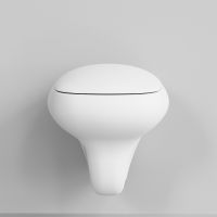 Унитаз Ambassador Diamond подвесной Белый матовый без сиденья арт-123T20101R — фото 2, Подвесные унитазы