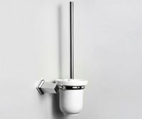 Аксесс Aller K- Щетка для унитаза (блистер), КЕРАМИКА, с подств, навесная, хром, WasserKRAFT арт-1127C — фото 2, Ершики для унитаза