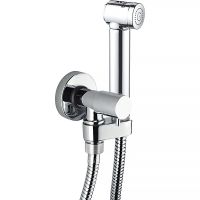 Гигиенический душ с запорным вентилем Bossini Alexa Brass Хром арт-E57001B.030 — фото 1, Гигиенические души