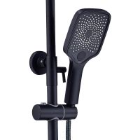 Душевая система Boch Mann Vettorre B TS с термостатом Черная арт-BM9651 — фото 2, Душевые стойки