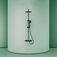 Товар: Душевая система Sancos Game с термостатом Черная матовая арт-SC3002MB - фото 9 Душевая система Sancos Game с термостатом Черная матовая арт-SC3002MB — фото 9, Душевые стойки