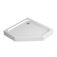 Душевой поддон (100х100х13) трапеция,1 место арт-NG-P1010-14D — фото 1, Душевые поддоны АБС-пластик