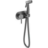 Гигиенический душ со смесителем Raglo Графит матовый арт-R20.52.09 — фото 1, Гигиенические души