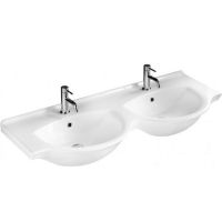 Раковина Hatria Sophie 125 двойная Белая арт-Y0Q501 — фото 1, Раковины подвесные