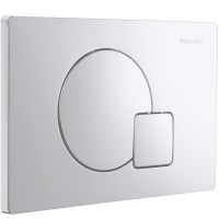 Клавиша смыва Aquanika Basic Q-type Белая арт-01.02.48 — фото 3, Кнопки смыва