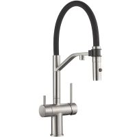 Смеситель для кухни Milacio Ultra Нержавеющая сталь арт-MCU.557.SS — фото 1, Смесители для кухни