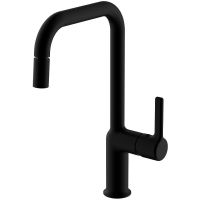 Смеситель для кухни Haiba Черный матовый арт-HB70814-7 — фото 1, Смесители для кухни