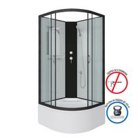 Товар: Душевая кабина Niagara Classic NG-6708-14BK (90х90х200) высокий поддон(40см),черный,стекло прозрачно арт-67081414BK - фото 3 Душевая кабина Niagara Classic NG-6708-14BK (90х90х200) высокий поддон(40см),черный,стекло прозрачно арт-67081414BK — фото 3, Душевые кабины