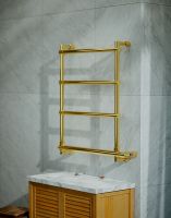 Электрический полотенцесушитель Margaroli Sole 542-4 BOX Золото арт-5424704GONB — фото 4, Электрические полотенцесушители