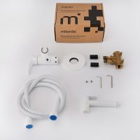 Гигиенический душ со смесителем Milardo Rora Белый матовый арт-RORWTR0M08 — фото 2, Гигиенические души