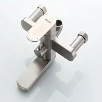 Душевая система Accoona H205 Нержавеющая сталь арт-A83205 — фото 6, Душевые стойки