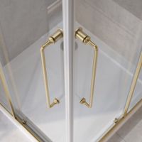 Душевой уголок CEZARES арт-RELAX-304-A-2-90-C-BORO — фото 4, Квадратные душевые уголки