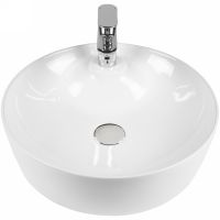 Раковина-чаша Bond 43 Белая глянцевая арт-S03-430 — фото 7, Раковины накладные