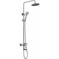 Душевая система BelBagno Nova Сатин арт-NOV-VSCM-IN — фото 1, Душевые стойки