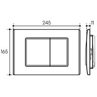 Комплект унитаза с инсталляцией Aqueduto Cone с сиденьем Микролифт и Черной матовой клавише арт-AQDS033T — фото 10, Комплекты унитаз + инсталляция
