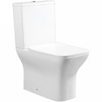 Унитаз компакт Bond Cube Белый с бачком и сиденьем Микролифт арт-F09-00 — фото 1, Напольные унитазы